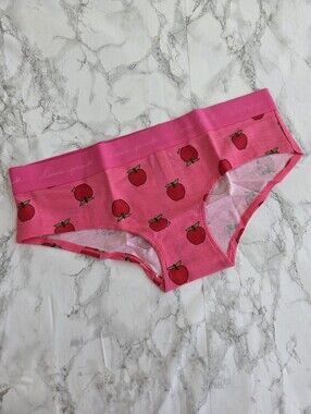 Victoria's Secret PINK Logo Cotton Hiphugger Hipster Panties XL NWT